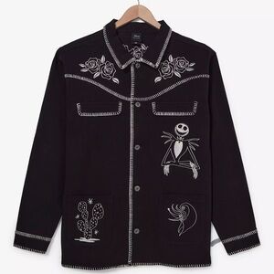 nwt nightmare before christmas western stitched jacket S boxlunch exclusive $80